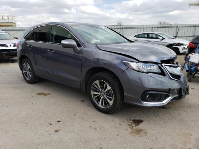 5J8TB4H7XJL006115 - 2018 ACURA RDX ADVANCE GRAY photo 4