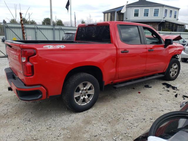 3GCUYBEF0KG102979 - 2019 CHEVROLET SILVERADO K1500 CUSTOM RED photo 3