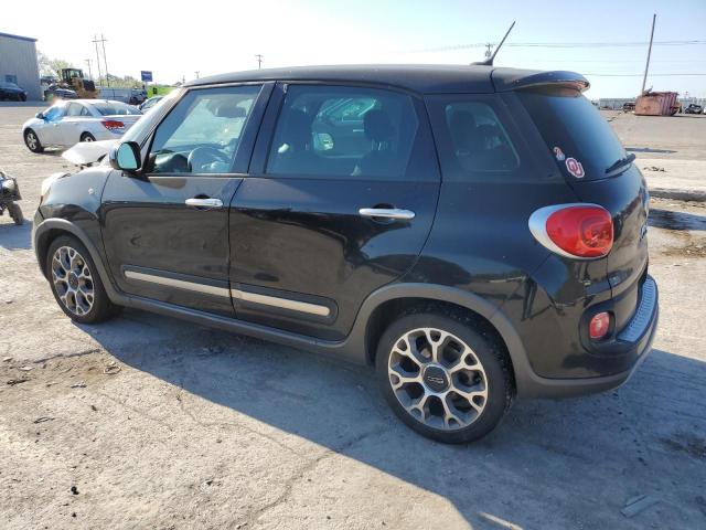 ZFBCFADH4EZ007380 - 2014 FIAT 500L TREKKING BLACK photo 2