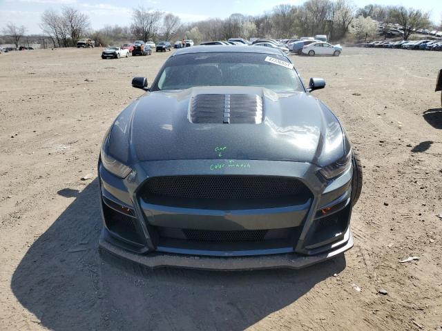 1FA6P8CF2F5412166 - 2015 FORD MUSTANG GT GREEN photo 5