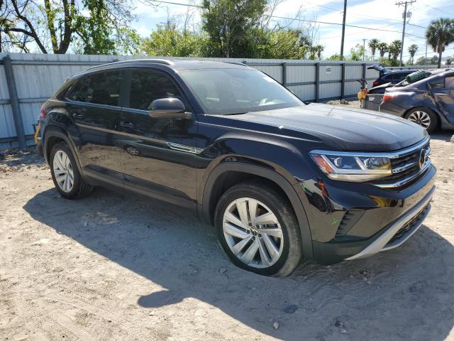 1V2WE2CA7MC204499 - 2021 VOLKSWAGEN ATLAS CROS SE Черный фото 4