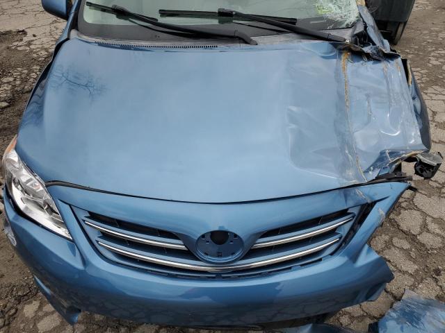 5YFBU4EE8DP216747 - 2013 TOYOTA COROLLA BASE BLUE photo 11