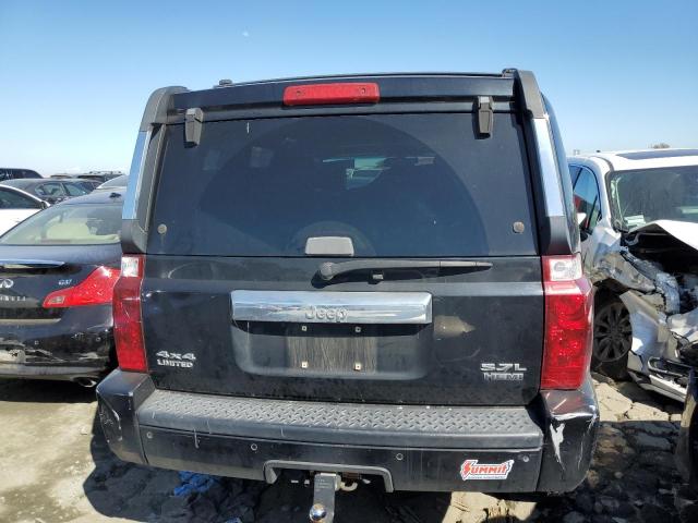 1J8HG58226C283132 - 2006 JEEP COMMANDER LIMITED BLACK photo 6