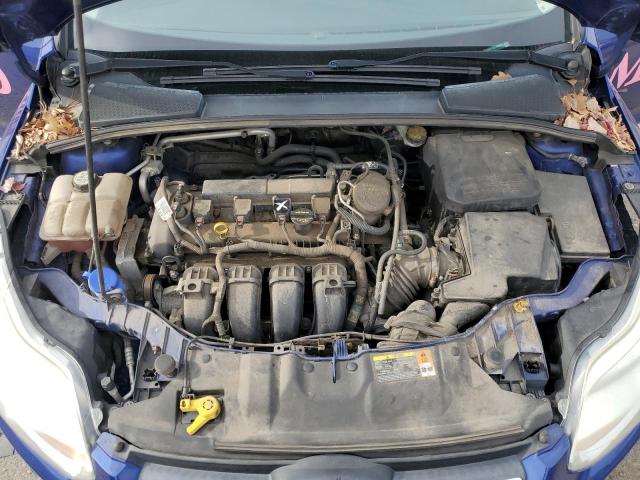 1FAHP3E22CL445374 - 2012 FORD FOCUS S BLUE photo 11