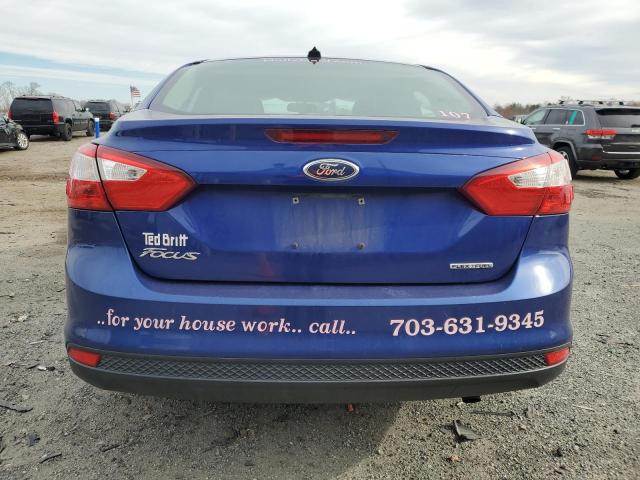 1FAHP3E22CL445374 - 2012 FORD FOCUS S BLUE photo 6