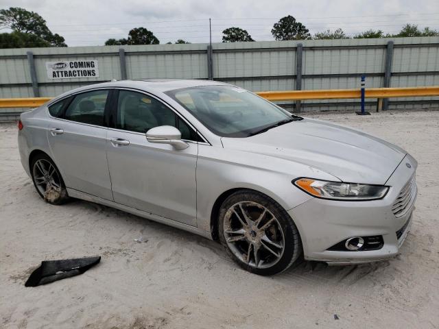 3FA6P0K91FR166611 - 2015 FORD FUSION TITANIUM SILVER photo 4