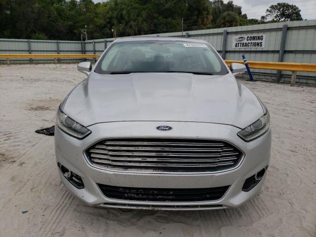 3FA6P0K91FR166611 - 2015 FORD FUSION TITANIUM SILVER photo 5