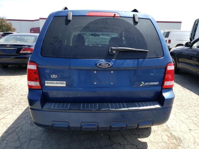 1FMCU59H98KC63350 - 2008 FORD ESCAPE HEV BLUE photo 6