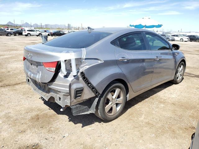 KMHDH4AE0CU422919 - 2012 HYUNDAI ELANTRA GLS GRAY photo 3