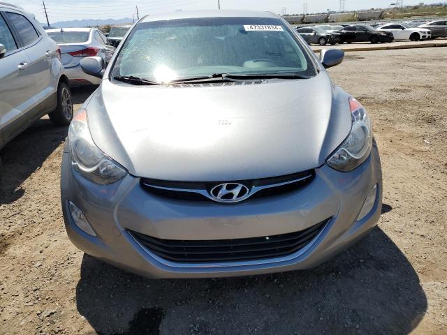 KMHDH4AE0CU422919 - 2012 HYUNDAI ELANTRA GLS GRAY photo 5