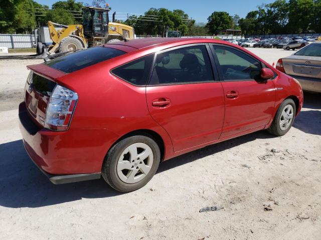 JTDKB20U167082273 - 2006 TOYOTA PRIUS RED photo 3