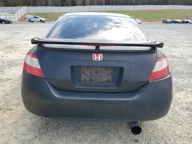 2HGFG21527H706423 - 2007 HONDA CIVIC SI BLACK photo 6