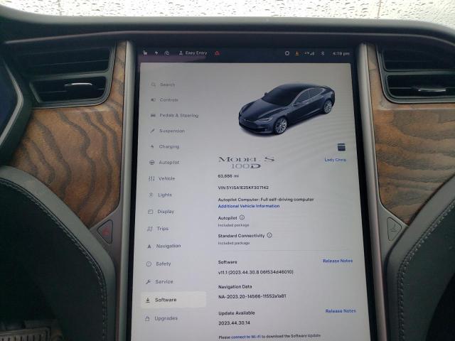 5YJSA1E25KF307142 - 2019 TESLA MODEL S 石墨色 照片 9