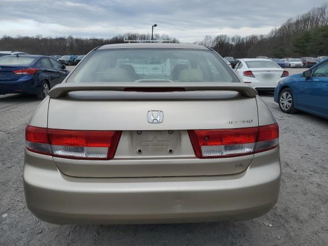 1HGCM56693A078447 - 2003 HONDA ACCORD EX TAN photo 6