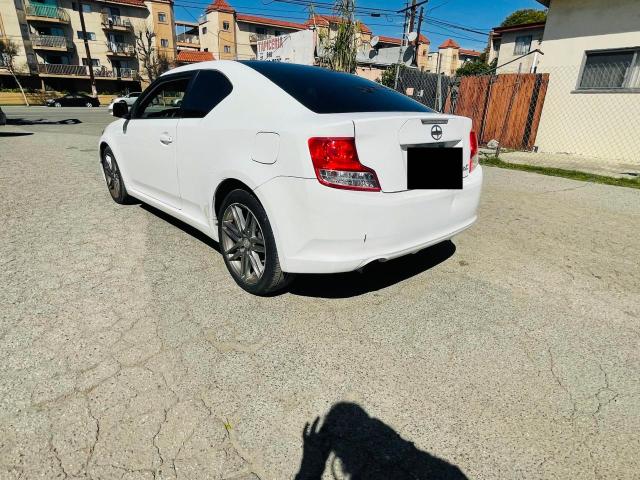 JTKJF5C70B3019215 - 2011 TOYOTA SCION TC WHITE photo 4