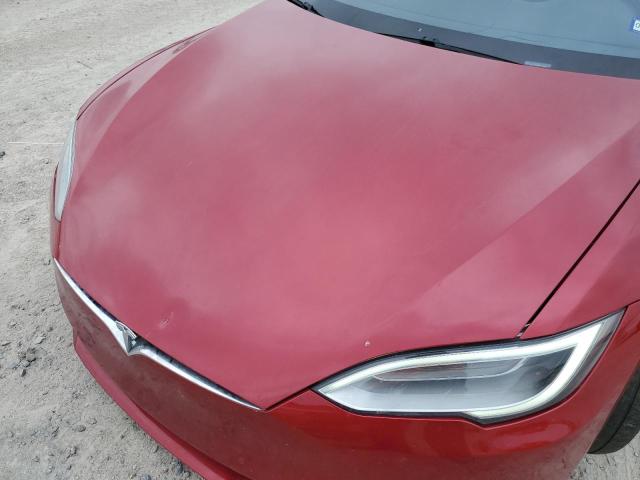 5YJSA1E29HF189461 - 2017 TESLA MODEL S წითელი ფოტო 11