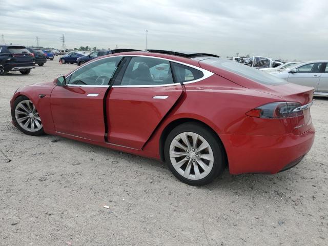 5YJSA1E29HF189461 - 2017 TESLA MODEL S წითელი ფოტო 2