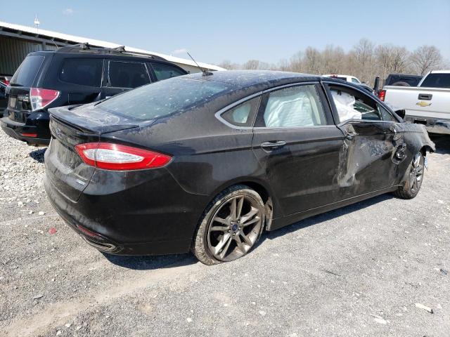 3FA6P0K93ER312540 - 2014 FORD FUSION TITANIUM BLACK photo 3