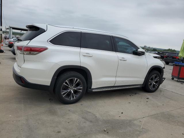 5TDKKRFH6GS175753 - 2016 TOYOTA HIGHLANDER XLE 白色 照片 3