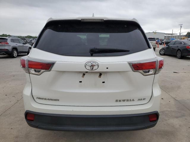 5TDKKRFH6GS175753 - 2016 TOYOTA HIGHLANDER XLE 白色 照片 6