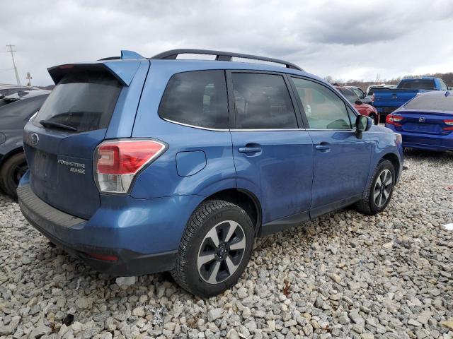 JF2SJAJC5HH557358 - 2017 SUBARU FORESTER 2.5I LIMITED BLUE photo 3