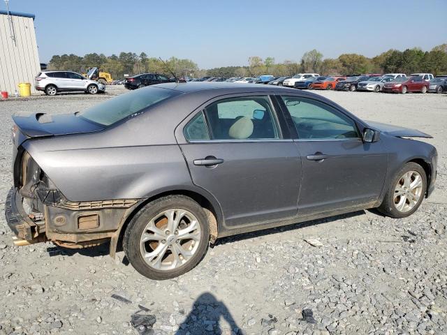 3FAHP0HA6CR267519 - 2012 FORD FUSION SE GRAY photo 3