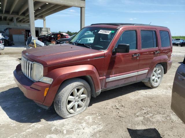 1J8GN58K29W527172 - 2009 JEEP LIBERTY LIMITED RED photo 1