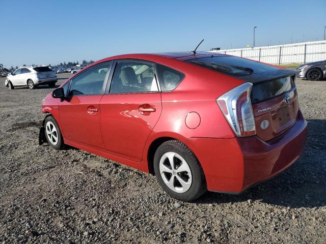 JTDKN3DU0C5422656 - 2012 TOYOTA PRIUS RED photo 2