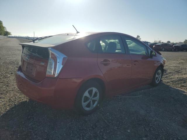 JTDKN3DU0C5422656 - 2012 TOYOTA PRIUS RED photo 3