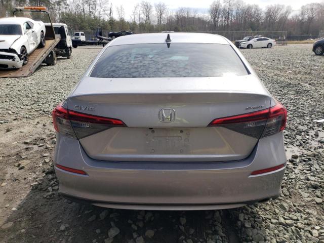 2HGFE2F59NH538985 - 2022 HONDA CIVIC SPORT SILVER photo 6