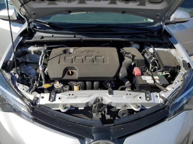 5YFBURHE4HP587435 - 2017 TOYOTA COROLLA L SILVER photo 11