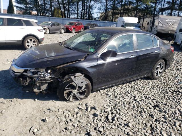 1HGCR2F37GA226848 - 2016 HONDA ACCORD LX BLACK photo 1