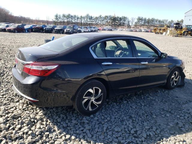 1HGCR2F37GA226848 - 2016 HONDA ACCORD LX BLACK photo 3