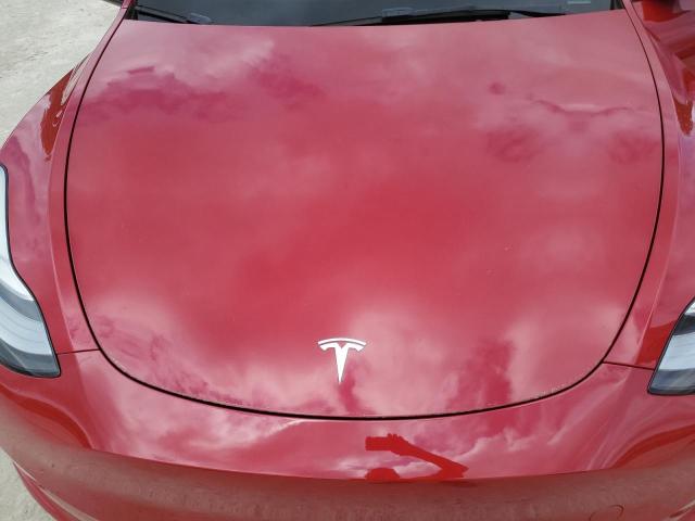 5YJYGAEE5MF268476 - 2021 TESLA MODEL Y RED photo 11