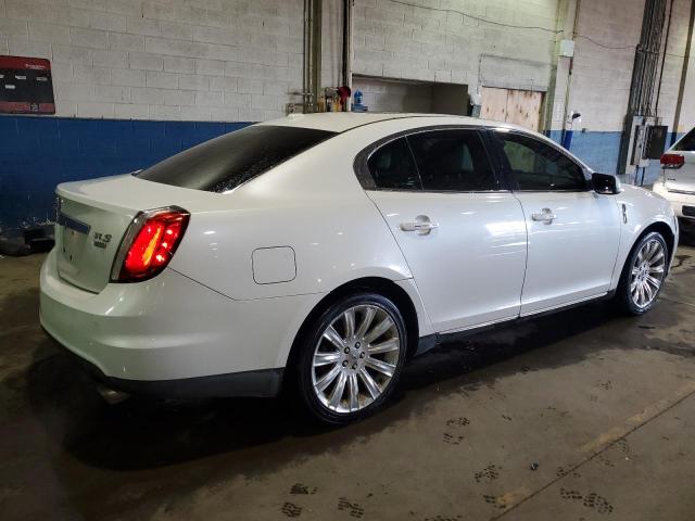 1LNHL9ER1AG603310 - 2010 LINCOLN MKS WHITE photo 3