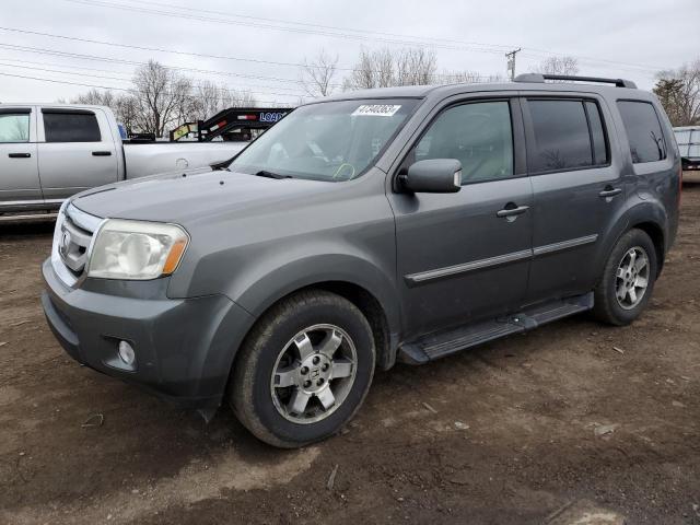 5FNYF48889B021793 - 2009 HONDA PILOT TOURING GRAY photo 1