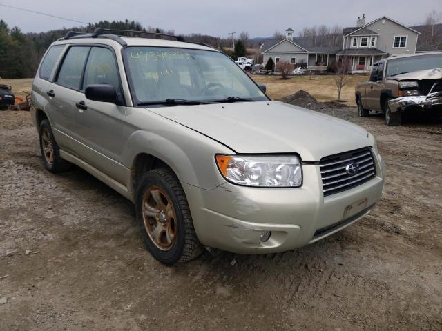 JF1SG636X6H740971 - 2006 SUBARU FORESTER 2.5X BEIGE photo 4