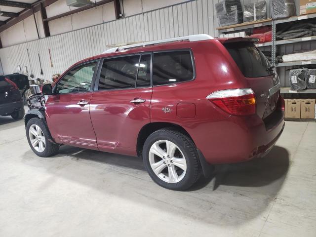 JTEES42A492151434 - 2009 TOYOTA HIGHLANDER LIMITED MAROON photo 2