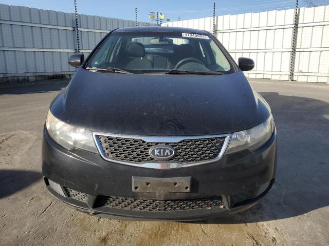 KNAFU4A21C5608751 - 2012 KIA FORTE EX BLACK photo 5