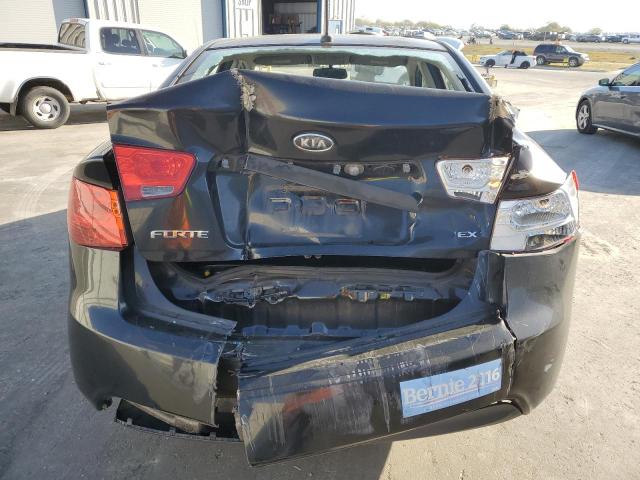 KNAFU4A21C5608751 - 2012 KIA FORTE EX BLACK photo 6