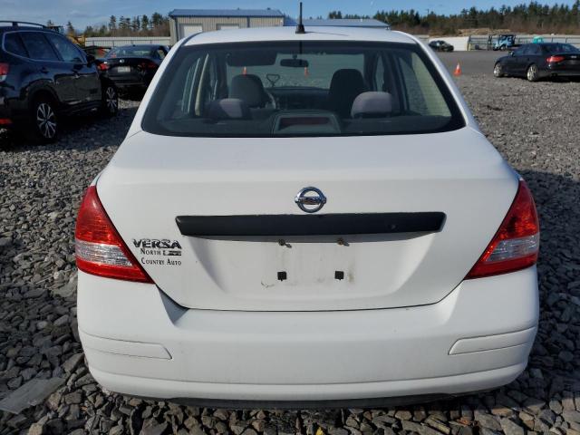 3N1CC11E89L479100 - 2009 NISSAN VERSA S WHITE photo 6