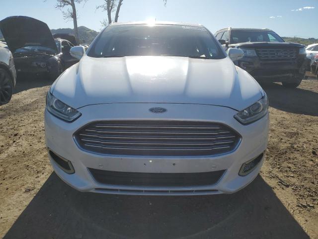 3FA6P0LU9DR242317 - 2013 FORD FUSION SE HYBRID WHITE photo 5