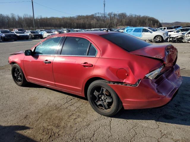 3FAHP0HA7BR105381 - 2011 FORD FUSION SE RED photo 2