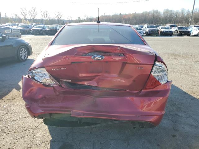 3FAHP0HA7BR105381 - 2011 FORD FUSION SE RED photo 6