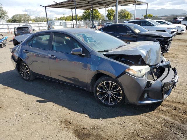 5YFBURHE9FP353840 - 2015 TOYOTA COROLLA L GRAY photo 4