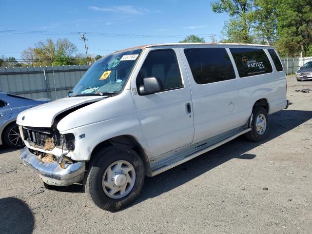 1FBSS31L3XHB14782 - 1999 FORD ECONOLINE E350 SUPER DUTY WAGON WHITE photo 1