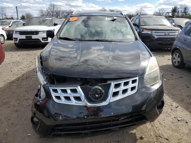 JN8AS5MV6DW636835 - 2013 NISSAN ROGUE S BLACK photo 5