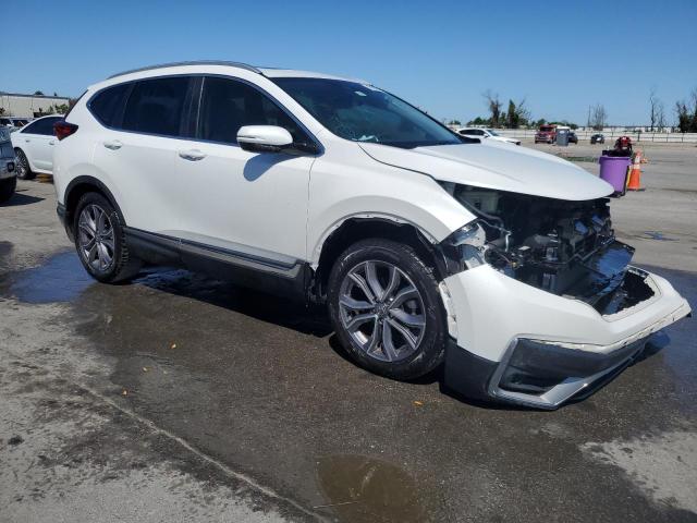 7FARW1H96ME006315 - 2021 HONDA CR-V TOURING WHITE photo 4