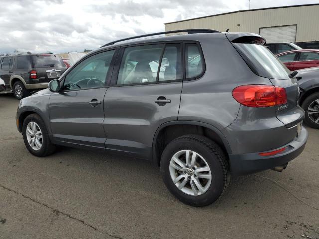 WVGBV7AX6GW535139 - 2016 VOLKSWAGEN TIGUAN S GRAY photo 2