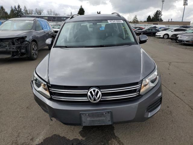 WVGBV7AX6GW535139 - 2016 VOLKSWAGEN TIGUAN S GRAY photo 5